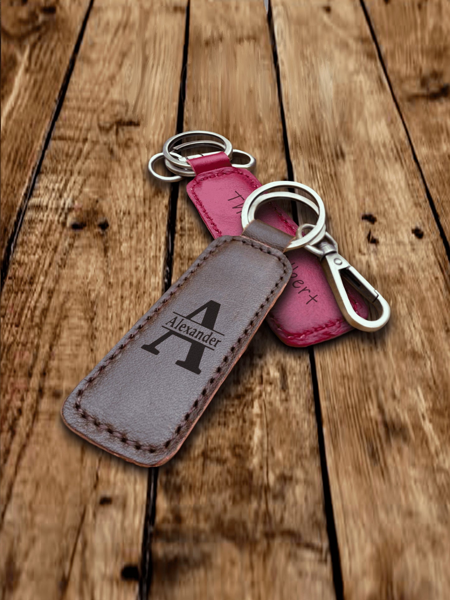 Leather Keychain
