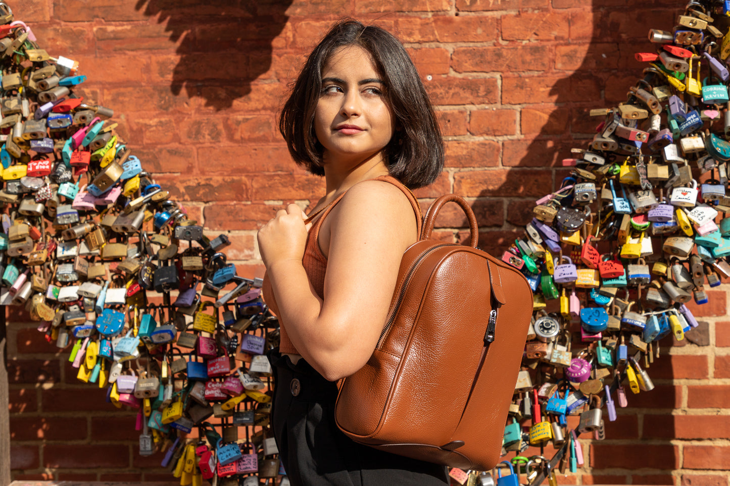 Leather Backpack