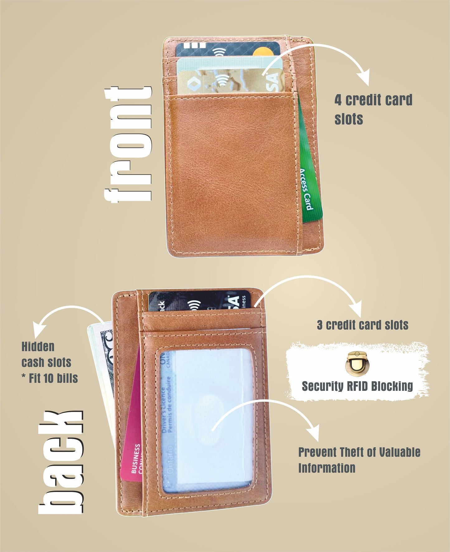 Leather Slim Men Wallet